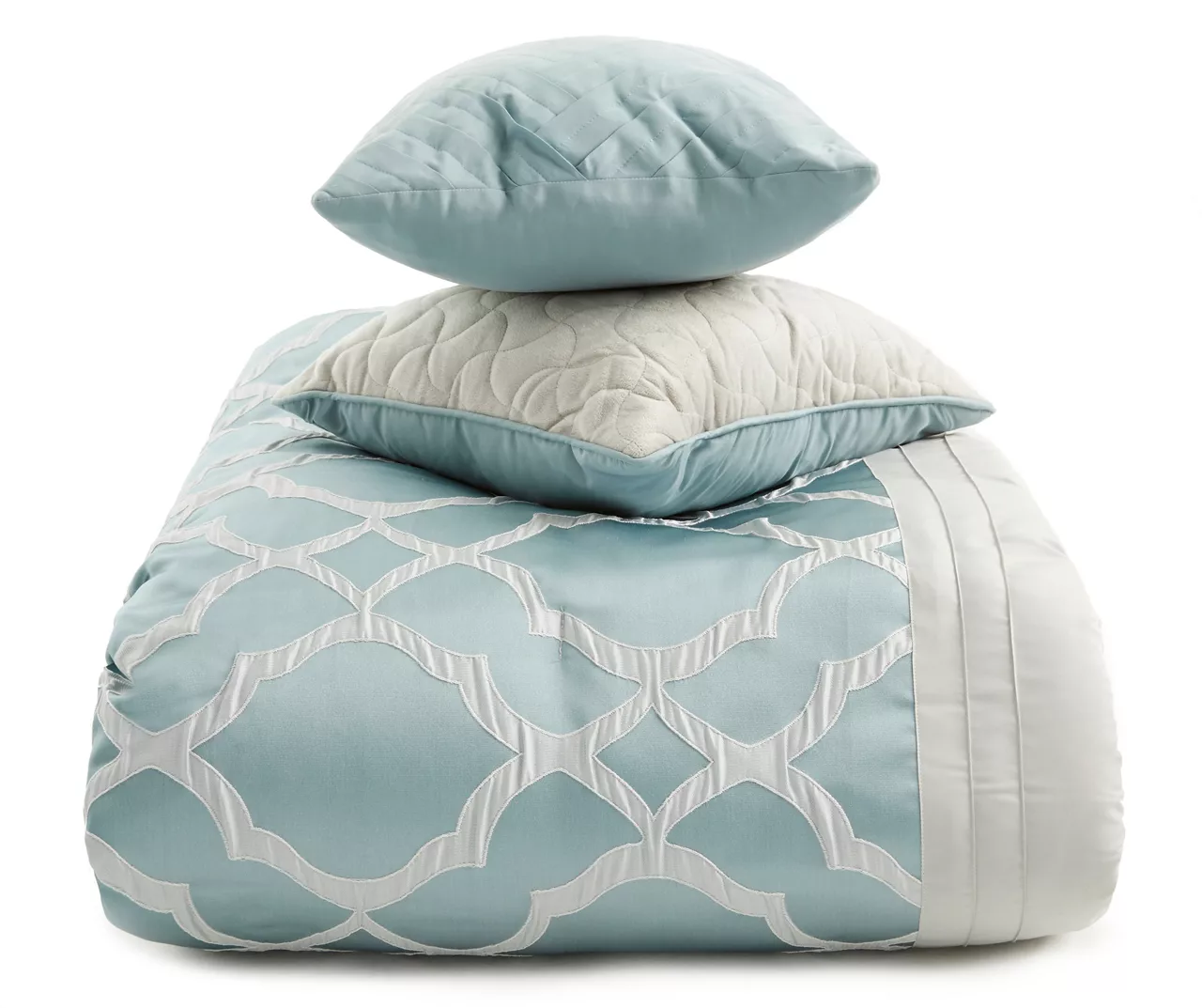Broyhill Tiago Aqua 8-Piece Comforter Set - Image 4
