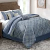 Broyhill Corinth Denim Geo 8-Piece Comforter Set