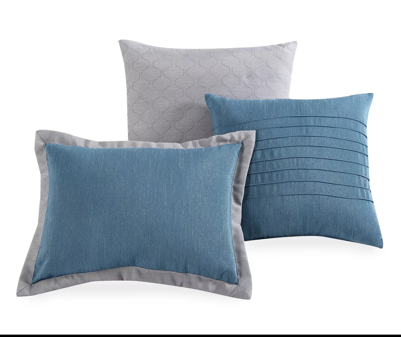 Vittorio Teal & Gray Comforter Set - Image 11