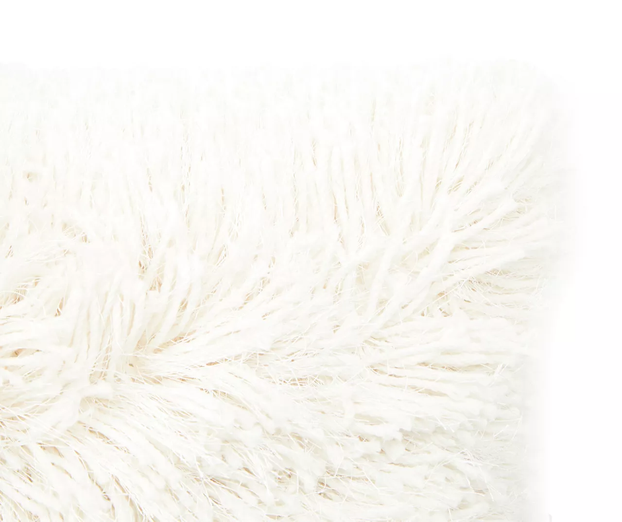 Harper Shag Ivory Throw Pillow - Image 3