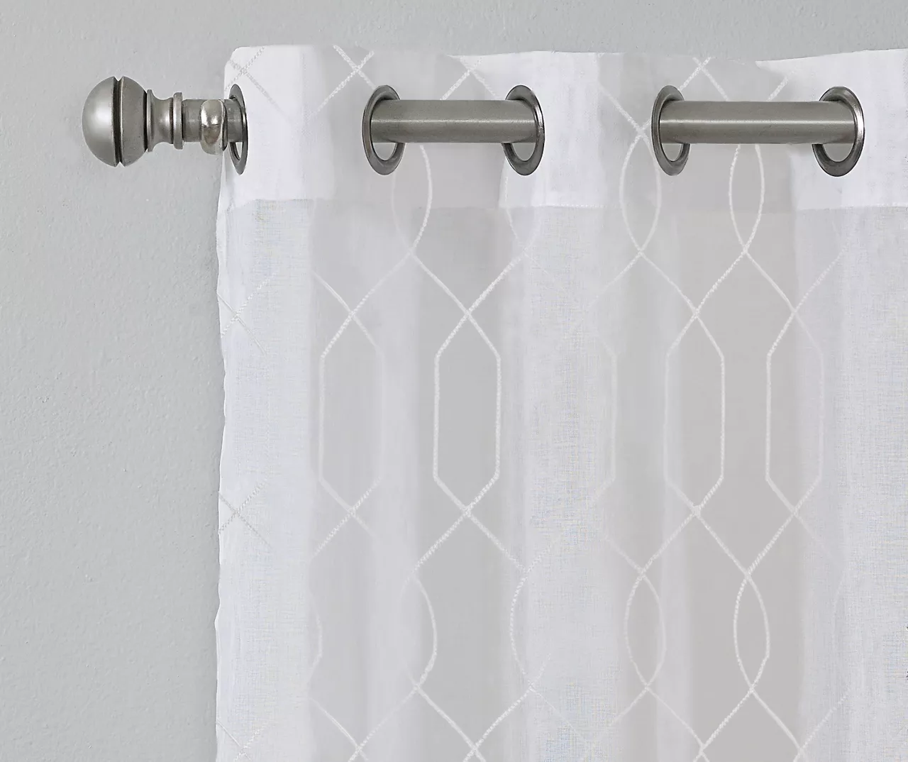 Broyhill Geo Sheer Grommet Curtain Panel Pair - Image 12