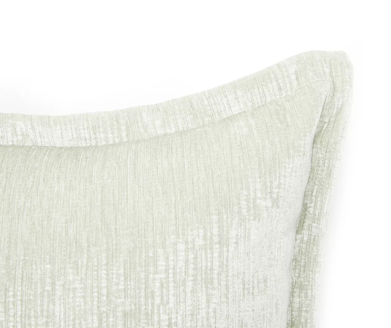Bristol Sage Textured Chenille Oversize Throw Pillow - Image 2