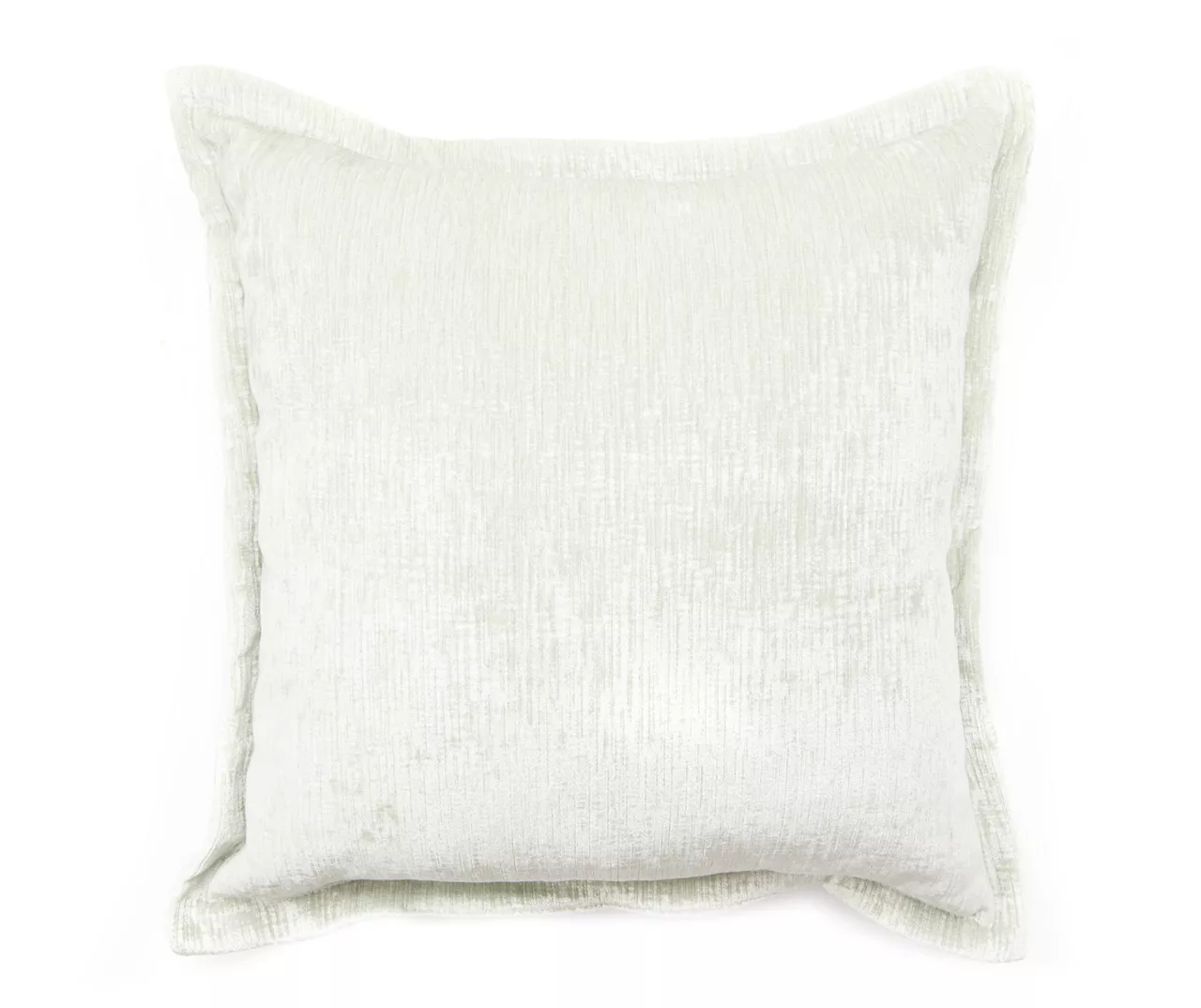 Bristol Sage Textured Chenille Oversize Throw Pillow