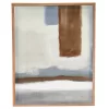 Brown & Gray Abstract 2 Wall Canvas