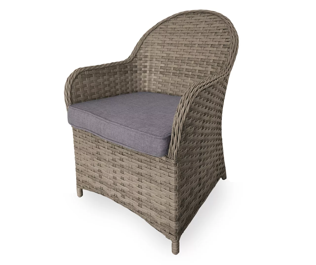 Broyhill Autumn Cove All-Weather Wicker Cushioned Patio Captain's Dining Chair - Image 2