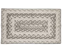 Broyhill Gray Braided Print Accent Rug