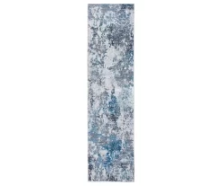 Broyhill Harvey Blue & Gray Abstract Area Rug