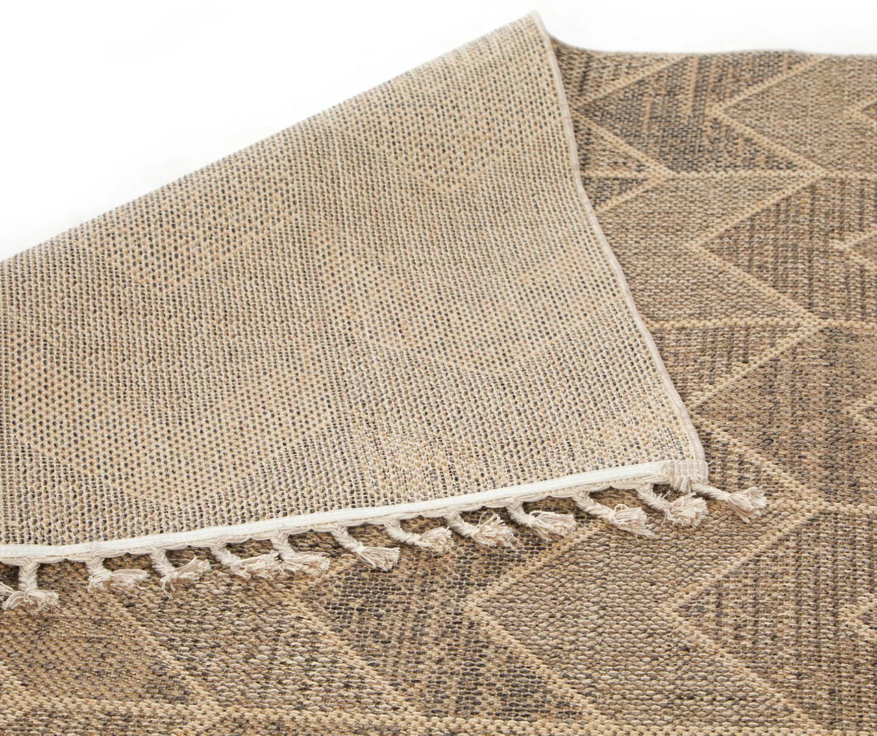Jani Brown Chevron Outdoor Area Rug, (5' X 7') - Image 2