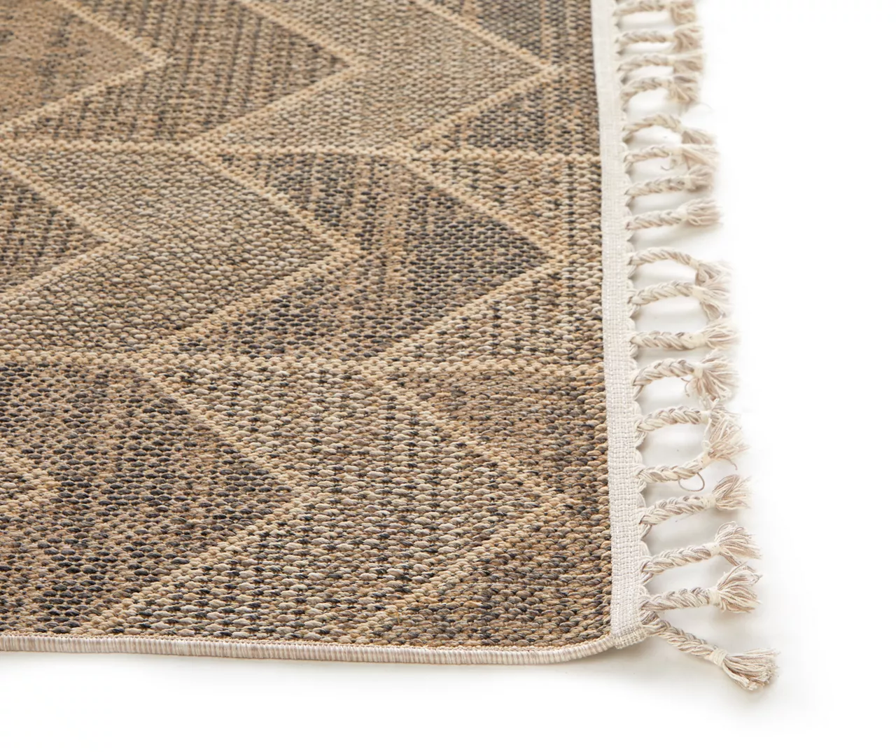 Jani Brown Chevron Outdoor Area Rug, (5' X 7') - Image 3