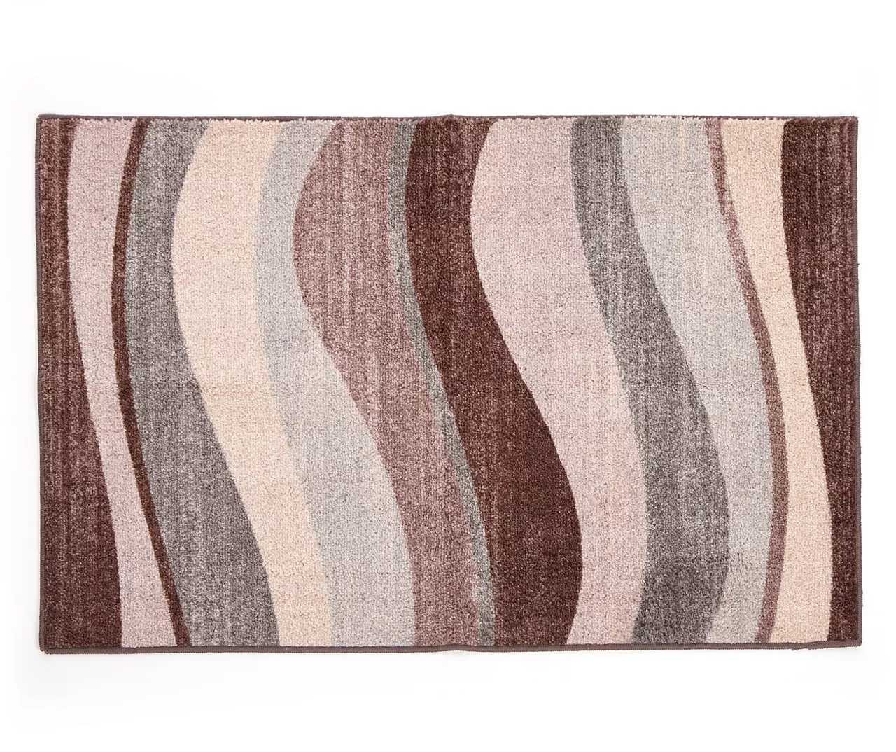 Broyhill Mauve & Gray Wave Accent Rug - Image 3