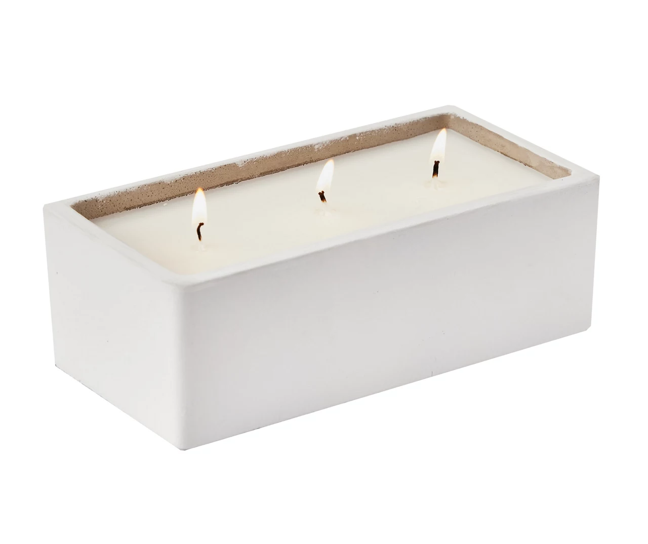 Blooming Magnolia & Lily 3-Wick Cement Candle, 14 Oz. - Image 2