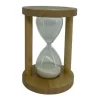 Homeward Sand Hourglass Wood & Glass Tabletop Decor